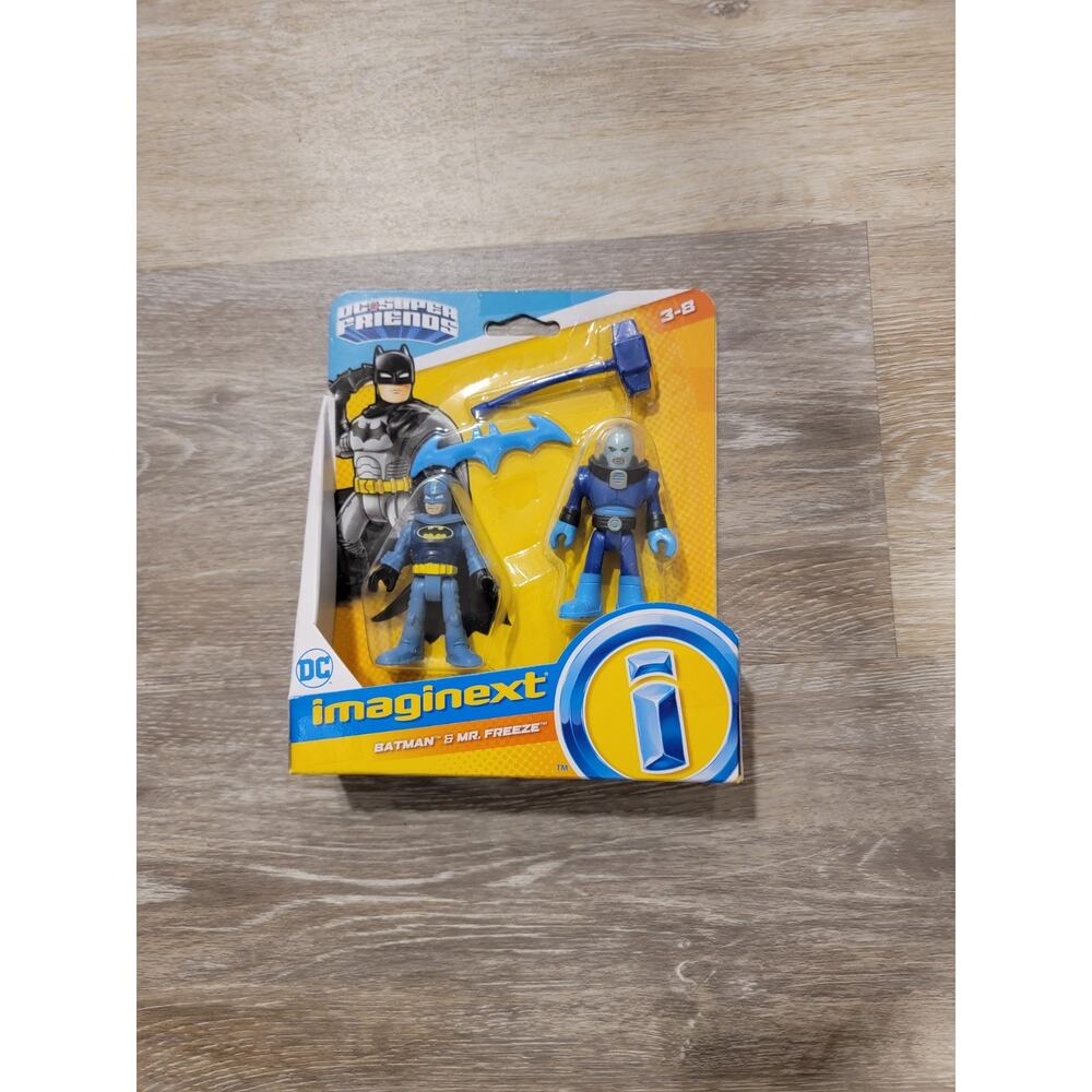 Fisher-Price Imaginext DC Super Friends Batman Mr Freeze Action Figure Set New